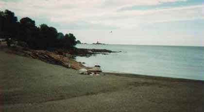 la plage de Boulouris, location saint Raphael Var