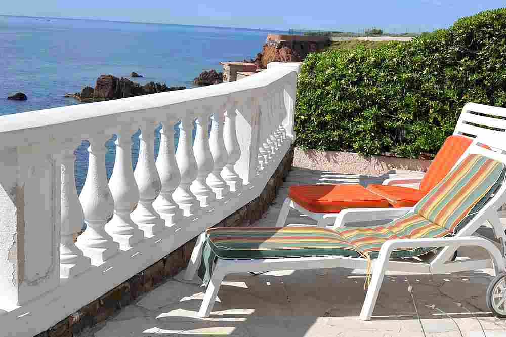 Frankreich Villa direkt am Meer WasseerEigenes Strand Antheor.