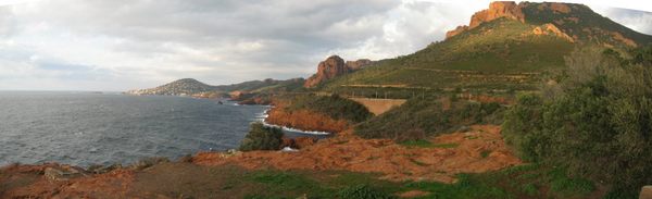 Les plages de l'Esterel,le Saint barthelemy,Le Cap Roux,plages Esterel