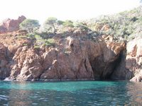 Les plages de l'Esterel,le Saint barthelemy,Le Cap Roux,plages Esterel