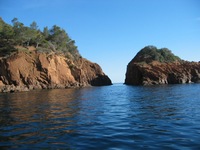 Les plages de l'Esterel,le Saint barthelemy,Le Cap Roux,plages Esterel