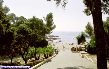 Plages de arène grosse,tortue,pescade,val-fleuri,location saint raphael