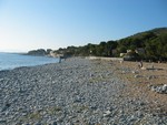 la plage du Débarquement au Dramont, location saint Raphael Var